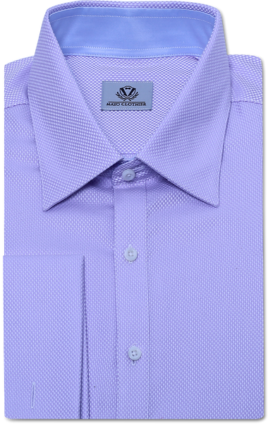 lilac purple dress shirt Eton Contemporary Fit Signature Twill Shirt