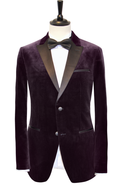 DEEP PURPLE VELVET SUIT Mayo Clothier