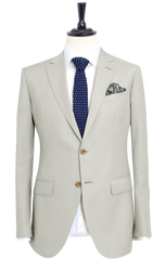 IVORY WHITE TWILL SUIT