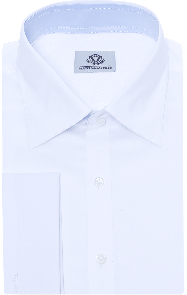 WHITE BROADCLOTH DRESS SHIRT WHITE BROADCLOTH DRESS SHIRT