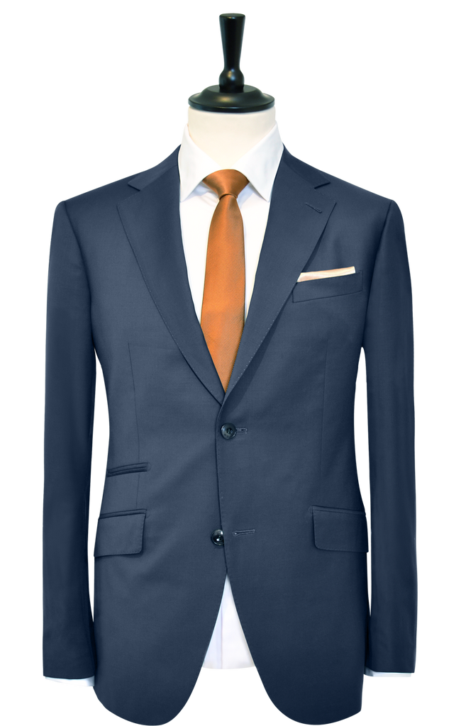 MARINE BLUE SHARKSKIN SUIT | Mayo Clothier MARINE BLUE SHARKSKIN SUIT | Mayo Clothier