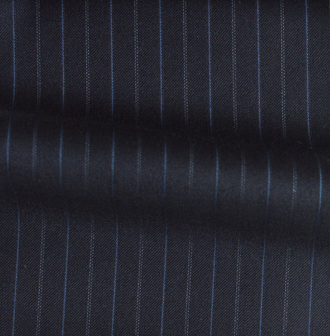 Navy and Blue Pin Stripe Suit