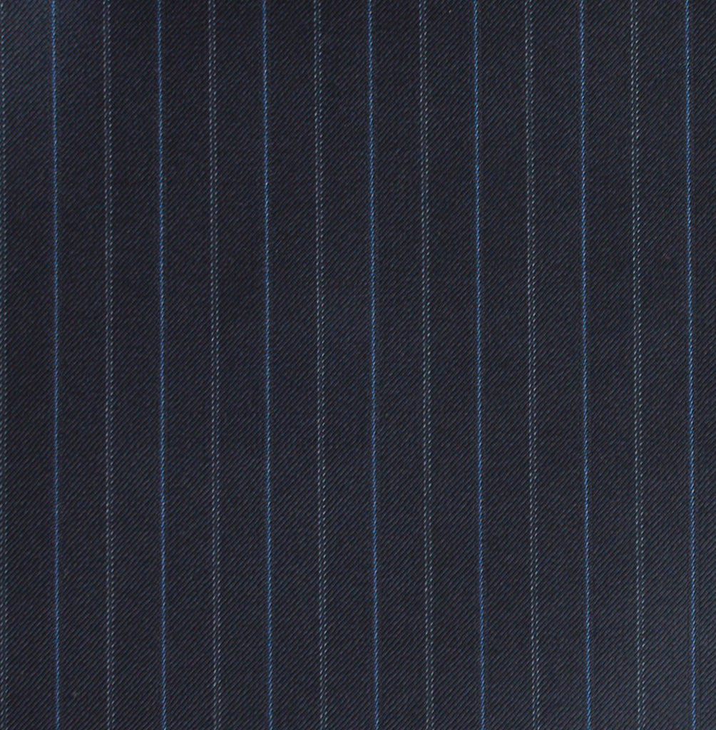 Navy and Blue Pin Stripe Suit